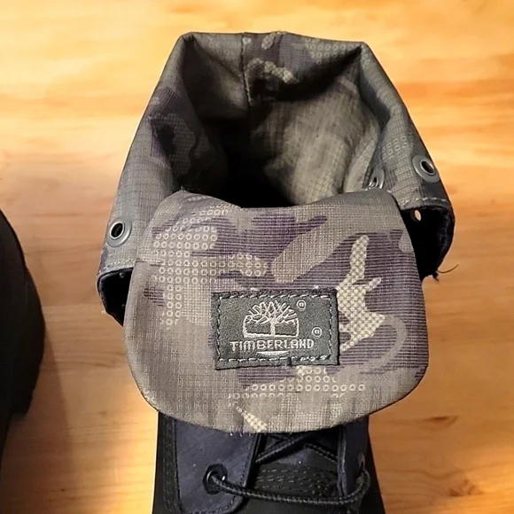 Timberland 6-inch mixed media gaiter boots - Picture 2 of 8